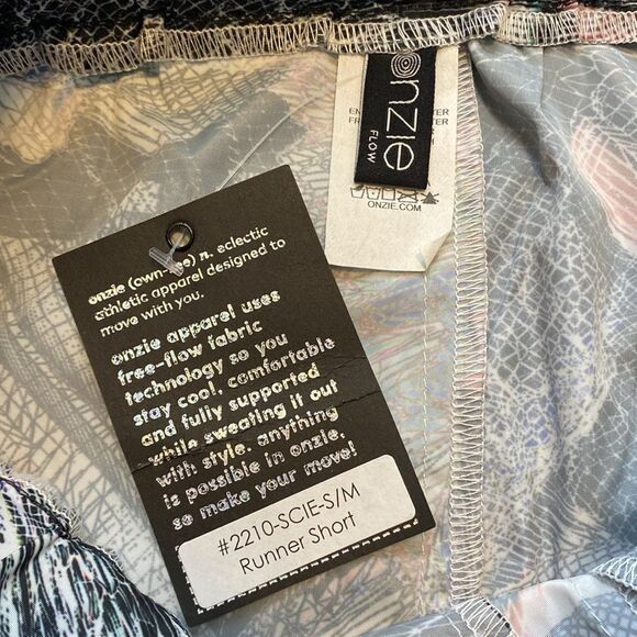 Onzie Runner shorts S/M. Science color. Windbreaker material. Matching jacket - Picture 7 of 10